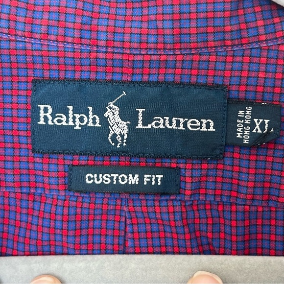 Ralph Lauren Custom Fit Mens Long Sleeveeve Button Down Size XL - Picture 9 of 12